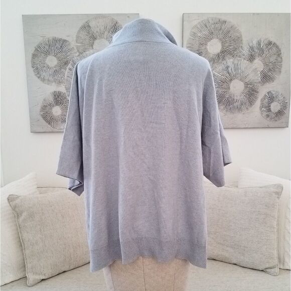 Fabiana Filippi Platinum Blend Poncho sz Large - Picture 5 of 8